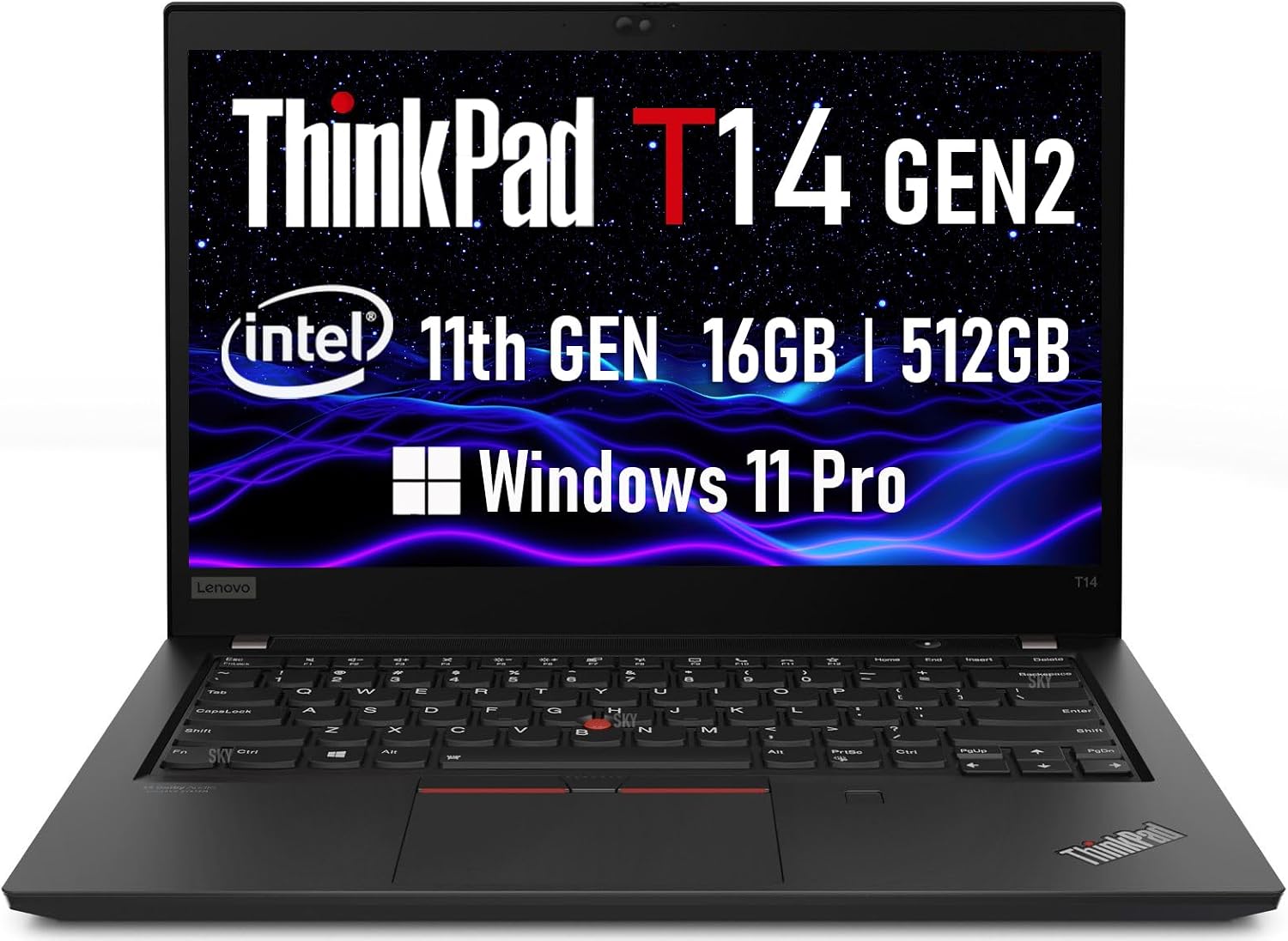 Lenovo ThinkPad T14 Gen 3 14" Core i5 12th Gen 16GB RAM 512GB SSD Renewed Laptop