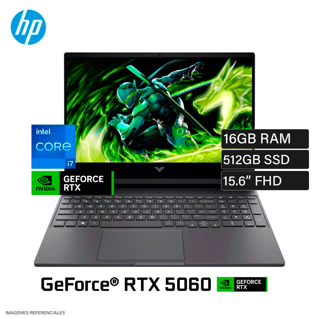 HP Victus 15.6" FHD IPS 144Hz Gaming Notebook Intel Core i7-13620H 16GB 512GB SSD NVIDIA GeForce RTX 5060 Meca Silver