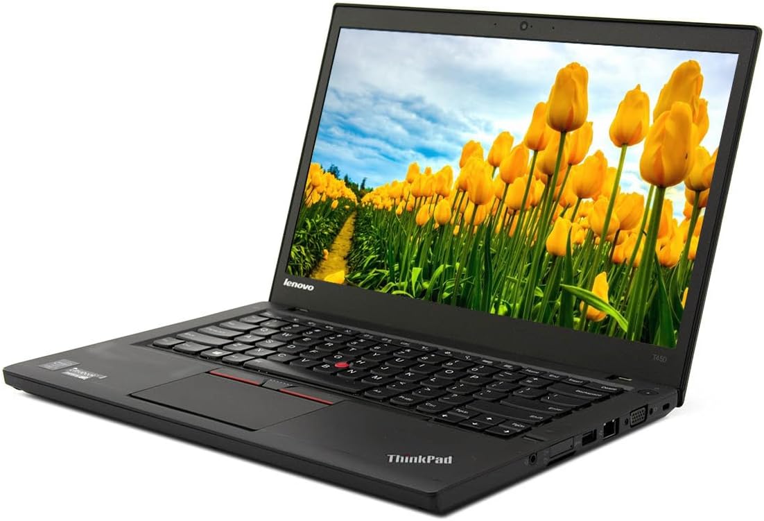 Lenovo ThinkPad T450s 14" Core i7 5th Gen 8GB RAM 256GB SSD Renewed Laptop