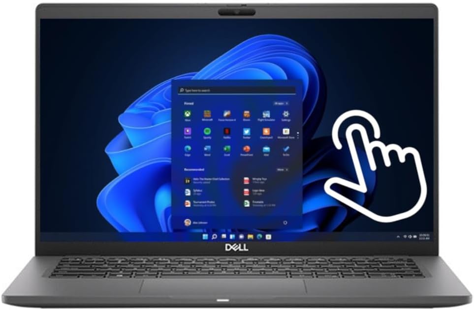 Dell Latitude 7410 2-in-1 14" Core i7 10th Gen 16GB RAM x360 Touch Renewed Laptop